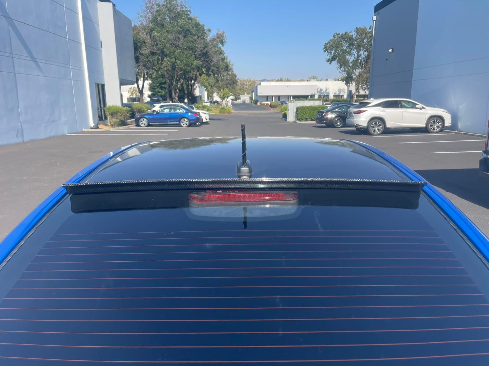 2008-2009 PONTIAC G8 CARBON FIBER REAR ROOF SPOILER WING